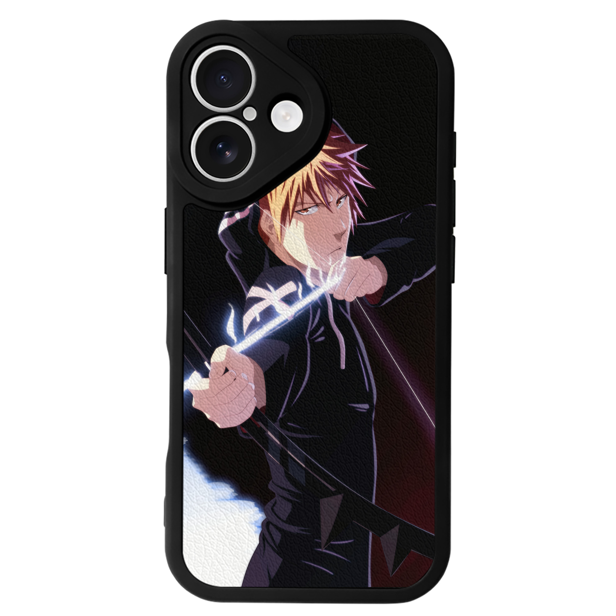 （画像用） ブリーチ BLEACH 【iPhone 16シリーズ対応】シリコンスマホケース（レザー調） 材質：シリコン
